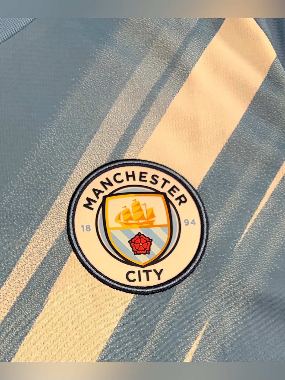 Puma Official Manchester City 2025/26 Semenyo #42 780338-01 Jersey Men's Sz: L - Picture 6 of 8